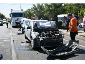 Manisa'da zincirleme trafik kazası: 5 yaralı