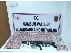 Samsun'da uyuşturucu ve silah operasyonunda 5 şüpheli yakalandı