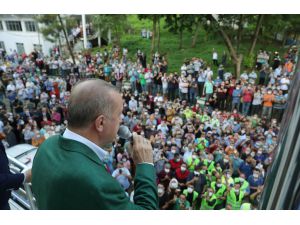 Cumhurbaşkanı Erdoğan, Dereli'de halka hitap etti: (2)