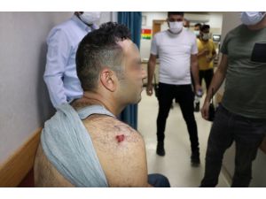 Van'da 2 zabıta memuru, dilenci yakınlarının saldırısı sonucu yaralandı