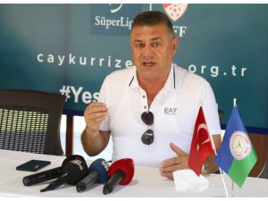 Çaykur Rizespor'da yeni transferler için tanıtım töreni düzenlendi