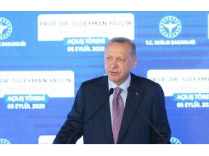 Erdoğan, Göztepe Prof. Dr. Süleyman Yalçın Şehir Hastanesi Açılış Töreni'nde konuştu: (1)