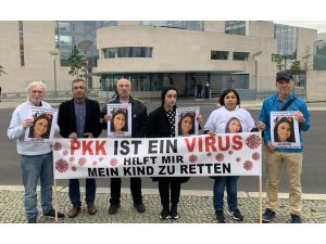 Almanya’da kızı terör örgütü PKK tarafından kaçırılan anne eylemini sürdürdü