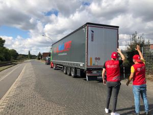 Almanya'dan bir tır yardım malzemesi Bosna-Hersek'e doğru yola çıktı