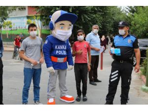 Siirt'te "Kanka Polis" ile Kovid-19 denetimleri yapıldı
