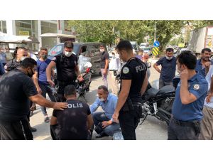 Adıyaman'da otomobille çarpışan motosikletteki polis yaralandı