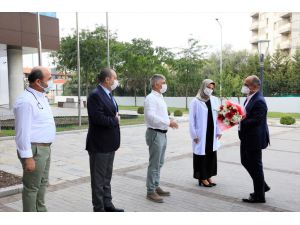 Kovid-19'u yenen Körfez Belediye Başkanı Söğüt göreve döndü