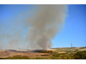 GÜNCELLEME - Çanakkale'de orman yangınına müdahale ediliyor