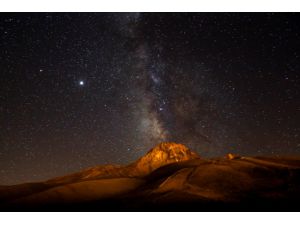 Gökyüzü meraklıları yıldızları fotoğraflamak için Erciyes'te buluşuyor