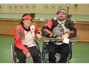 Engelli sporcu çift, Tokyo Paralimpik Oyunları'na birlikte hazırlanıyor