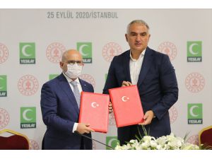 Kültür ve Turizm Bakanlığı ile Yeşilay arasında iş birliği protokolü imzalandı
