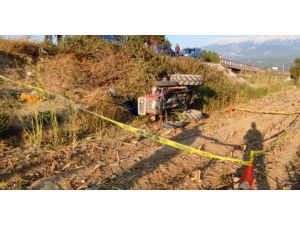 Muğla’da devrilen traktörün sürücüsü öldü
