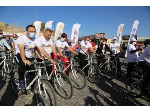 Nevşehir'de "Avrupa Spor Haftası" etkinlikleri kapsamında bisiklet turu düzenlendi