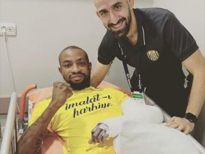 Sivasspor'dan MKE Ankaragücü futbolcusu Bolingi için "geçmiş olsun" mesajı