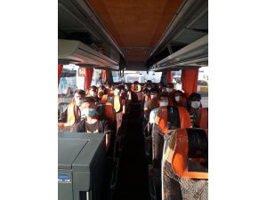 Sakarya'da otobüste 21 düzensiz göçmen yakalandı