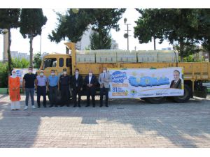 Erdemli Belediyesi, 81 ildeki 81 okula limonata gönderdi