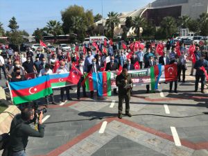 Samsun'dan Azerbaycan'a dualı destek