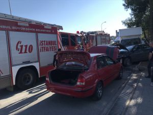 Sultanbeyli'deki trafik kazasında 1 kişi yaralandı