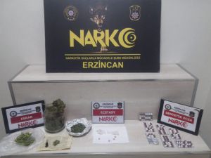 Erzincan merkezli uyuşturucu operasyonunda 2 zanlı tutuklandı