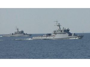 Kazakistan Deniz Kuvvetleri Hazar Denizi'nde tatbikat yaptı