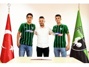 Denizlispor, Emirhan Kaşcıoğlu ve Burak Gümüştaş ile profesyonel sözleşme imzaladı