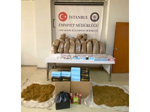 Sancaktepe'de kaçak tütün operasyonu