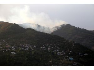 GÜNCELLEME - Kastamonu'da çıkan orman yangınına müdahale ediliyor