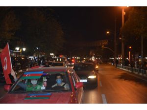 Kütahya'da Azerbaycan'a destek için araçlarla konvoy oluşturuldu