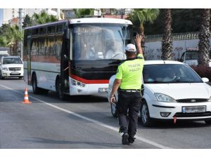 Samsun'da 147 polisle trafik denetimi yapıldı