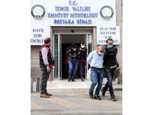 İzmir'de sahte içki operasyonlarında yakalanan 20 zanlı adliyeye sevk edildi