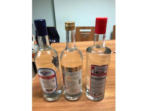 Tuzla'da 811 litre etil alkol ele geçirildi