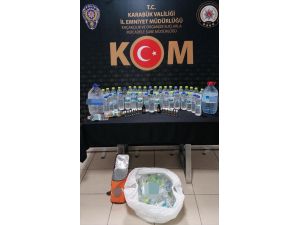 Karabük'te sahte içki sattığı iddiasıyla bir kişi yakalandı