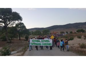 İzmir'de vatandaşlardan ağaç kesimine tepki