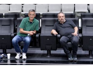 Bogdan Tanjevic, Beşiktaş Erkek Basketbol Takımı'nın antrenmanını izledi
