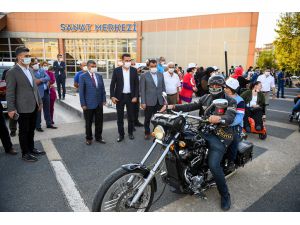 Malatya'da engelli çocuklara motosikletle turu