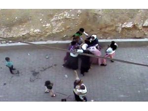 Şanlıurfa'da komşuların "çöp atma" kavgası güvenlik kamerasına yansıdı