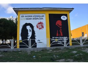 Tekirdağ'da trafo duvarlarına çizilen resimlerle "sosyal mesaj" verilecek