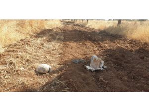 Şanlıurfa'da toprağa gömülü halde 8 kilogram patlayıcı bulundu
