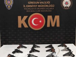 Giresun'da silah kaçakçılığı yaptığı iddia edilen şüpheli tutuklandı