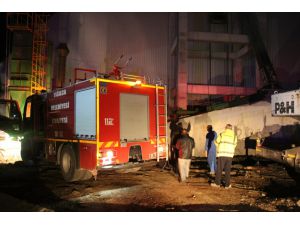 Düzce'de çimento fabrikasında çıkan yangın kontrol altına alındı