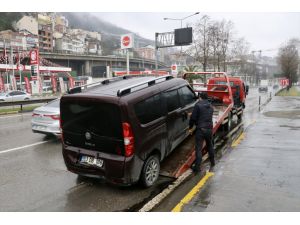 Trabzon'da 6 aracın karıştığı trafik kazasında 5 kişi yaralandı