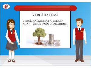 Çocuklara oyunlu, bulmacalı "vergi bilinci" dersi
