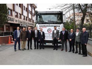 İstanbul'daki taksi, minibüs ve kamyon şoförlerinden Malatya'daki depremzedelere yardım tırı