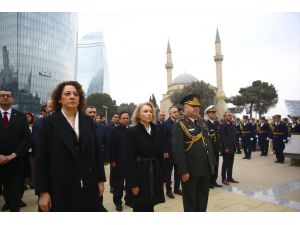 Azerbaycan'da Çanakkale Deniz Zaferi'nin 108. yıl dönümü dolayısıyla tören düzenlendi