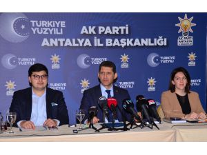 AK Parti Antalya İl Başkanlığına atanan Ali Çetin basın mensuplarıyla buluştu