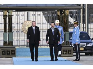 Cumhurbaşkanı Erdoğan, Türkiye'ye gelen Irak Başbakanı Şiya es-Sudani'yi resmi törenle karşıladı