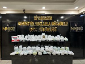 Diyarbakır'da 41 kilo 300 gram uyuşturucu ele geçirildi