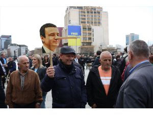 Kosova'da "Ohri anlaşması" karşıtı gösteri düzenlendi
