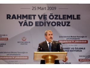 BBP, Muhsin Yazıcıoğlu'nun vefatının 14. yılında iftar programı düzenledi