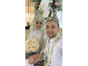 İşitme engelli Türk damat ile Endonezyalı gelin, Denizli'de evlendi